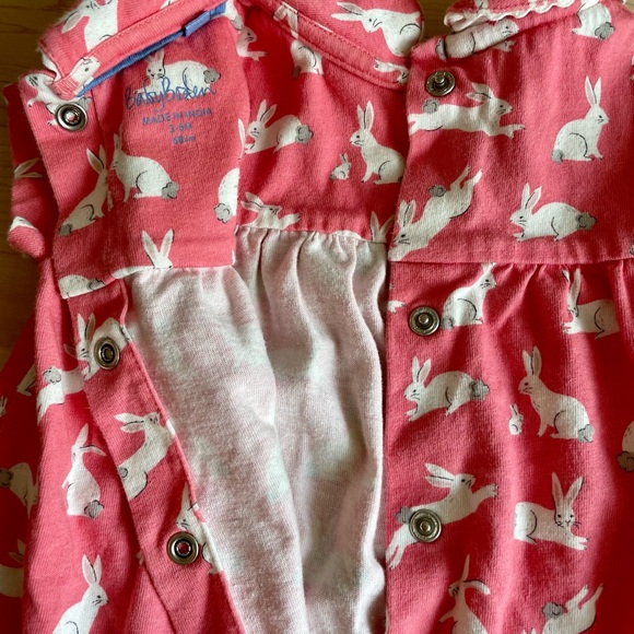 Baby Boden Pink Bunny Top in size 3-6 months | Girls Spring Boden Top - Picture 3 of 3